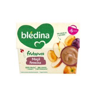 Blédina Frutapura Tacinha Ameixa Maçã 4x100gr