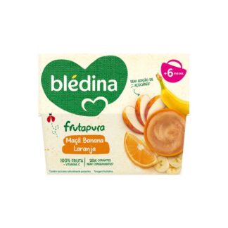 Blédina Frutapura Tacinha Maçã Banana Laranja 4x100gr