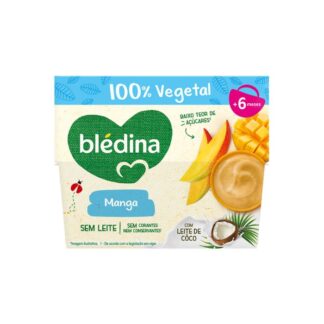 Blédina Tacinha 100% Vegetal Manga com Leite de Côco 4x95gr