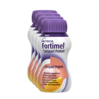 Fortimel Compact Protein Pêssego/Manga 4x125ml