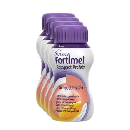 Fortimel Compact Protein Pêssego/Manga 4x125ml