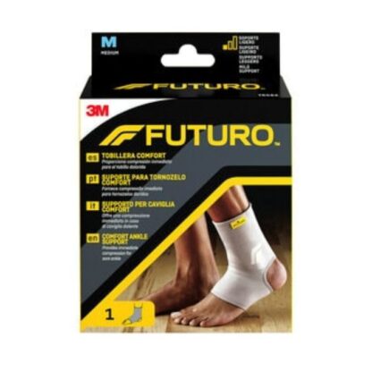 FUTURO Comfort Suporte Tornozelo Tam. L, concebido para proporcionar suporte fiável para tornozelos fracos ou lesionados, o Suporte de Conforto para Tornozelo FUTURO™ oferece a atenção dirigida de que o seu tornozelo necessita para se manter ativo.