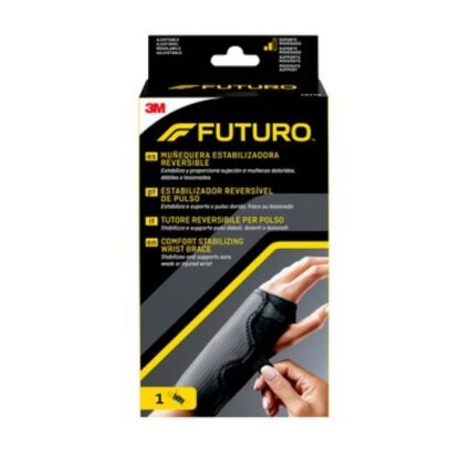 FUTURO Estabilizador Reversível Pulso Ajustável, quando o seu pulso está fragilizado, confie no apoio do Suporte Estabilizador de Pulso Confortável FUTURO™.