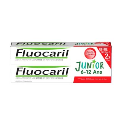 Fluocaril Junior Pasta de Dentes Frutos Vermelhos 2x75ml