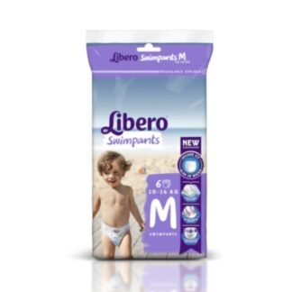 Libero Swimpants M Fralda Impermeável 10-16Kg 6 Un _ 6196915