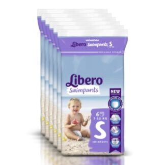 Libero Swimpants S Fralda Impermeável 7-12Kg 6x6 Un _ 61969077