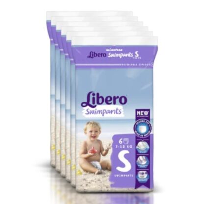 Libero Swimpants S Fralda Impermeável 7-12Kg 6x6 Un _ 61969077