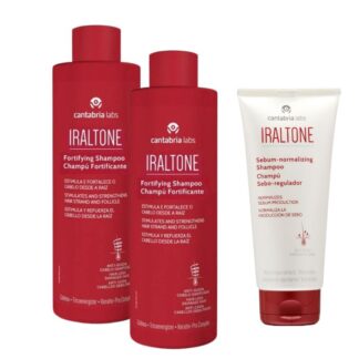 Iraltone Fortificante 2x 400 + Iraltone Seboregulador Pharmascalabis