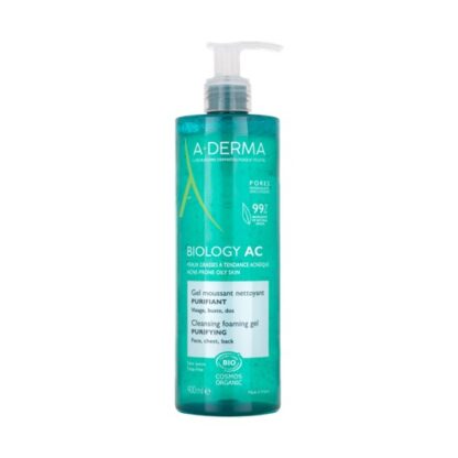 A-Derma Biology AC Gel Espuma de Limpeza Purificante 400 ml