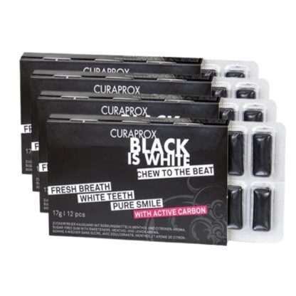 Curaprox Pastilhas Black is White 12 Unidades