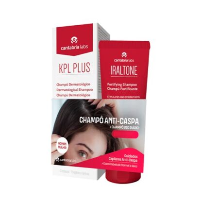 KPL Plus Champô Dermatológico 200 ml + Iraltone Fortificante 200 ml