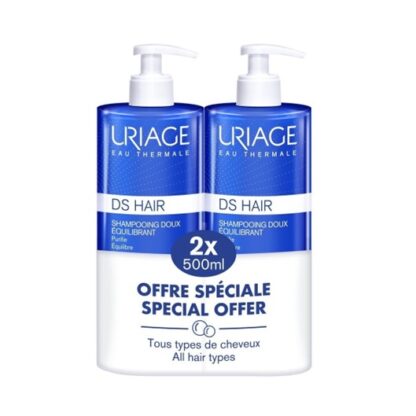 Uriage DS Champô Suave Equilíbrio Promo 2 x 500 ml