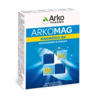 Arkomag Magnésio B6 - 30 Cápsulas