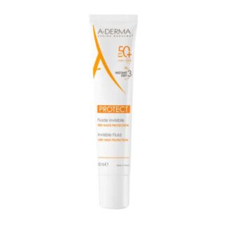 A-Derma Protect Fluido Solar Rosto SPF 50+ Invisível 40ml