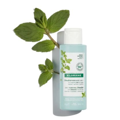 Klorane Menta Aquática Bio Pó Purificante 3 em 1 50g