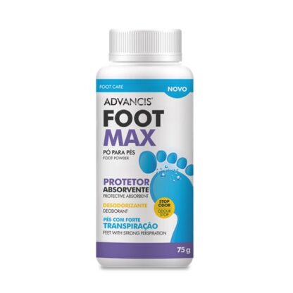 Advancis Foot Max Pó Pés Anti Transpirante 75 gr - Pharma Scalabis