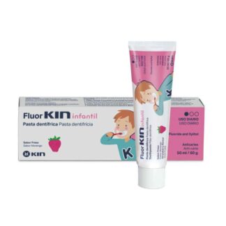 KIN Fluor Junior Gel Dentrífico Sabor Morango 50ml