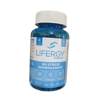 Lifergy No Stress Ashwagandha 60 Gomas - Pharma Scalabis