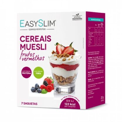 Easyslim Cereais Muesli Frutos Vermelhos - 7 Unidades