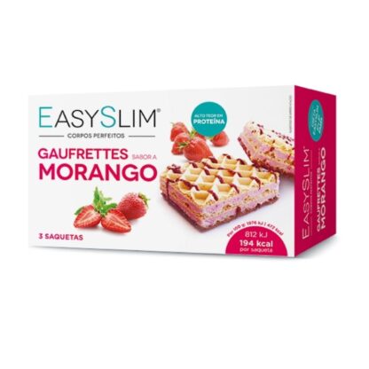 Easyslim Gaufrettes de Morango 3 Unidades