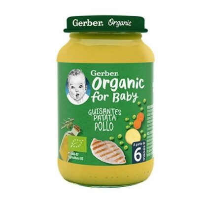 GERBER Organic Ervilhas_Batatas_Frango 190gr
