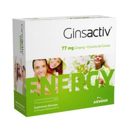 Ginsactiv 20 Ampolas