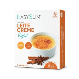 Easyslim Leite Creme Light 3 Saquetas, preparado em pó para Leite Creme Light hiperproteico.