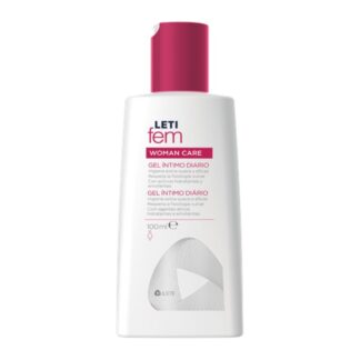 Letifem Woman Gel Íntimo 100ml, especialmente formulado para a higiene íntima diária da mulher.