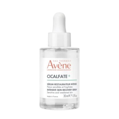 Avène Cicalfate+ Sérum Reparador Intenso, o primeiro sérum CICALFATE que repara a barreira cutânea em 1 dia e restabelece de forma duradoura os mecanismos de reparação da pele.