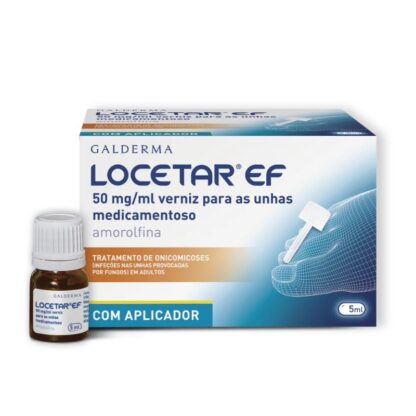 LOCETAR EF 50MG_ML 5ML VERNIZ PARA AS UNHAS MEDICAMENTOSO PHARMASCALABIS