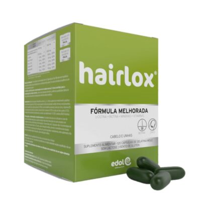 Hairlox Cabelo e Unhas 120 Cápsulas