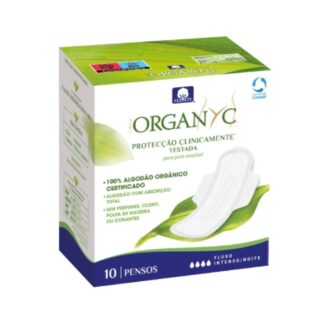 Organyc Penso Higiénicos Intenso_Noite 10 Saquetas