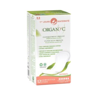 Organyc Pensos Maternidade 1os Dias 12 Pensos