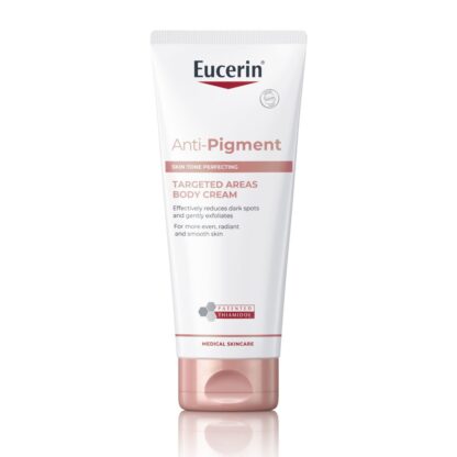 Descubra a solução eficaz para combater manchas escuras e hiperpigmentação com Eucerin Anti-Pigment Creme Corpo Zonas Específicas.