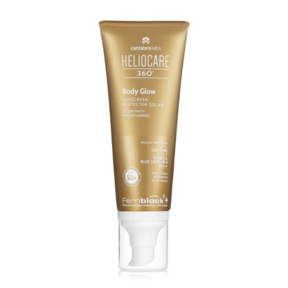 Heliocare 360º Body Glow SPF50+ 100ml O Seu Escudo Protetor com Brilho Dourado