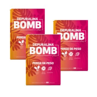 Depuralina Bomb - Perda de Peso - 3x60 Cápsulas