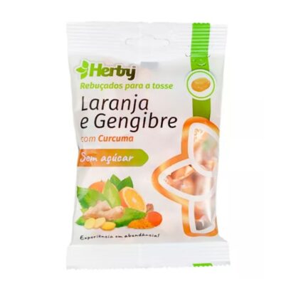 Descubra os Rebuçados Herby para Tosse com Laranja, Gengibre e Curcuma, uma solução natural e saborosa para acalmar a sua tosse.