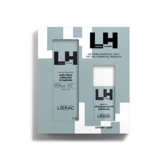 O Lierac Homme Fluido Anti-Rugas + Gel Duche Coffret é a escolha ideal para homens que valorizam praticidade e eficácia no cuidado diário da pele. Com dois produtos essenciais, este conjunto proporciona um ritual completo de limpeza e hidratação para rosto, corpo e cabelo.