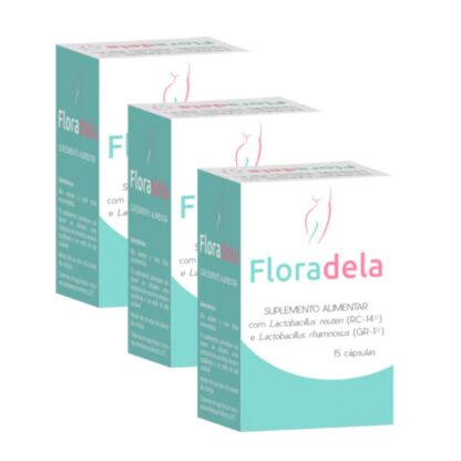 Floradela 15 Cápsulas - Pack 3 Caixas
