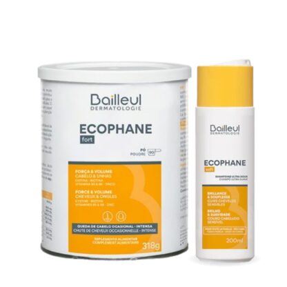 Ecophane Fort Pó Lata + Ecophane Soft Champô Ultra Suave 200