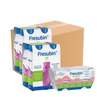 Fresubin Db Drink Frutos Do Bosque 8X200 Ml + Creme Morango Silvestre 4x125G