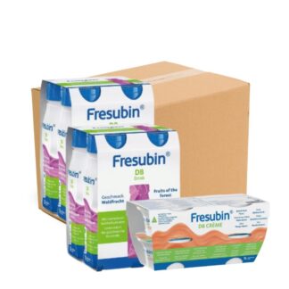 Fresubin Db Drink Frutos Do Bosque 8X200 Ml + Creme Pêssego-Alperce 4x125G
