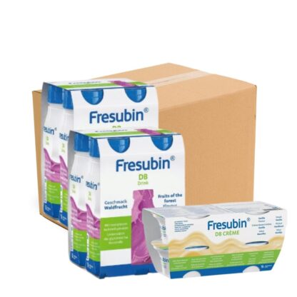 Fresubin Db Drink Frutos Do Bosque 8X200Ml + Creme Baunilha 4x125 Gr