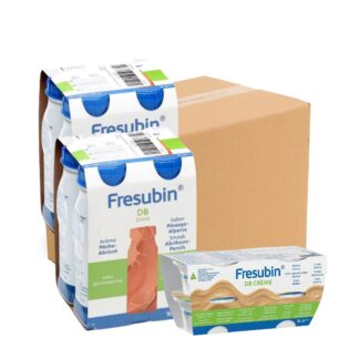 Fresubin Db Drink Pêssego Alperce - 8X200 Ml + Crème Praliné 4x125 G
