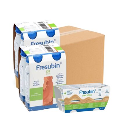 Fresubin Db Drink Pêssego Alperce - 8X200 Ml + Crème Praliné 4x125 G