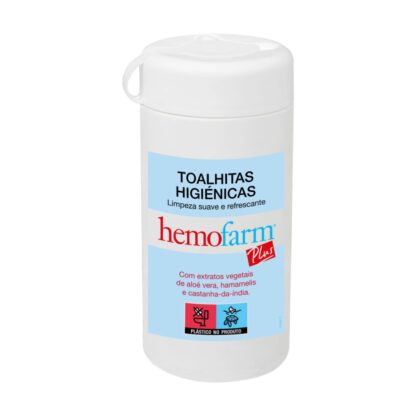 Hemofarm Plus 60 Toalhitas Higiénicas