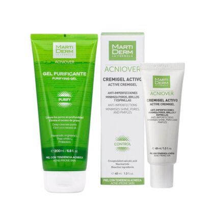 Martiderm Pack Tratamento de Acne - Pele Purificada, Equilibrada e Saudável