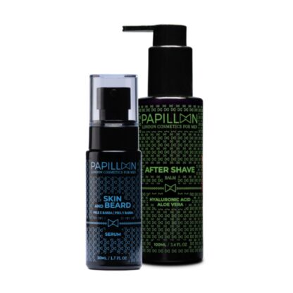Papillon Pack Skin and After Shave – Cuidados completos para pele, barba e pós-barbear