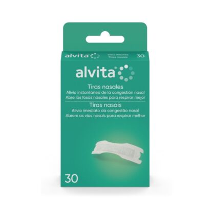 Alvita Tiras Nasais 30 Unidades
