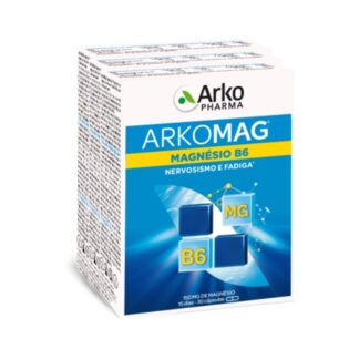Arkomag Magnésio B6 - 3x30 Cápsulas
